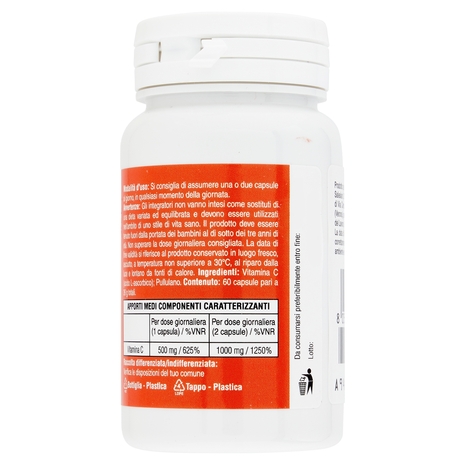 Vitamina C System Pura Capsule, 60x500 mg